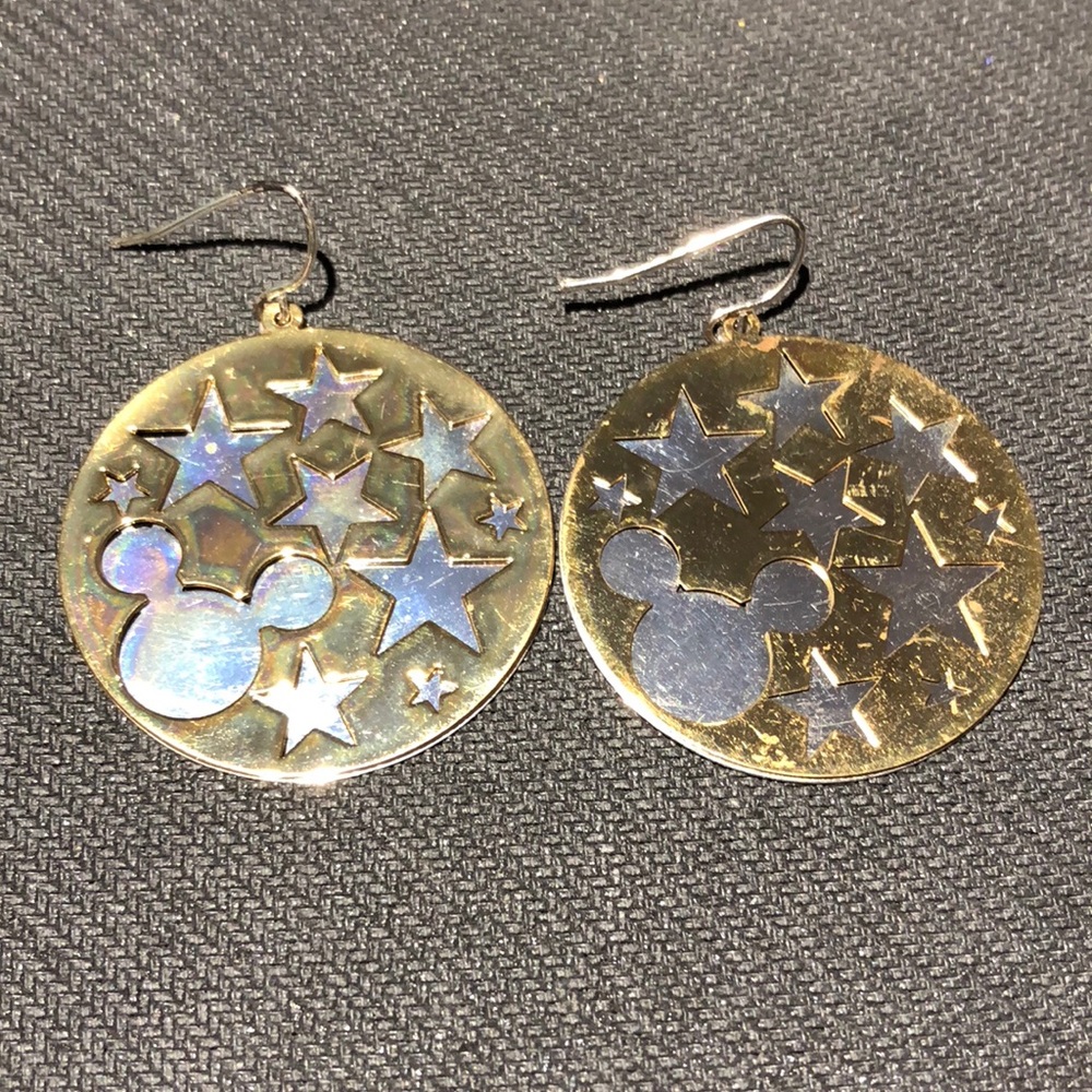 Mickey Mouse Gold/Silver Earrings